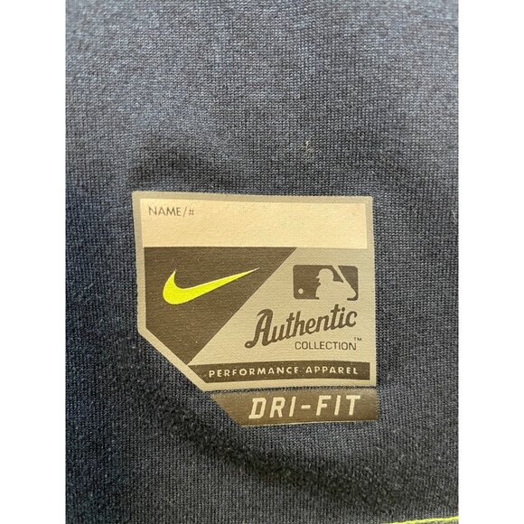 Nike Baseball Spring Training shirt mens medium Dri Fit performance apparel blue - Picture 8 of 10